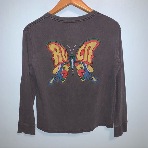 RVCA Graphic Long Sleeve XS - Picture 4 of 6